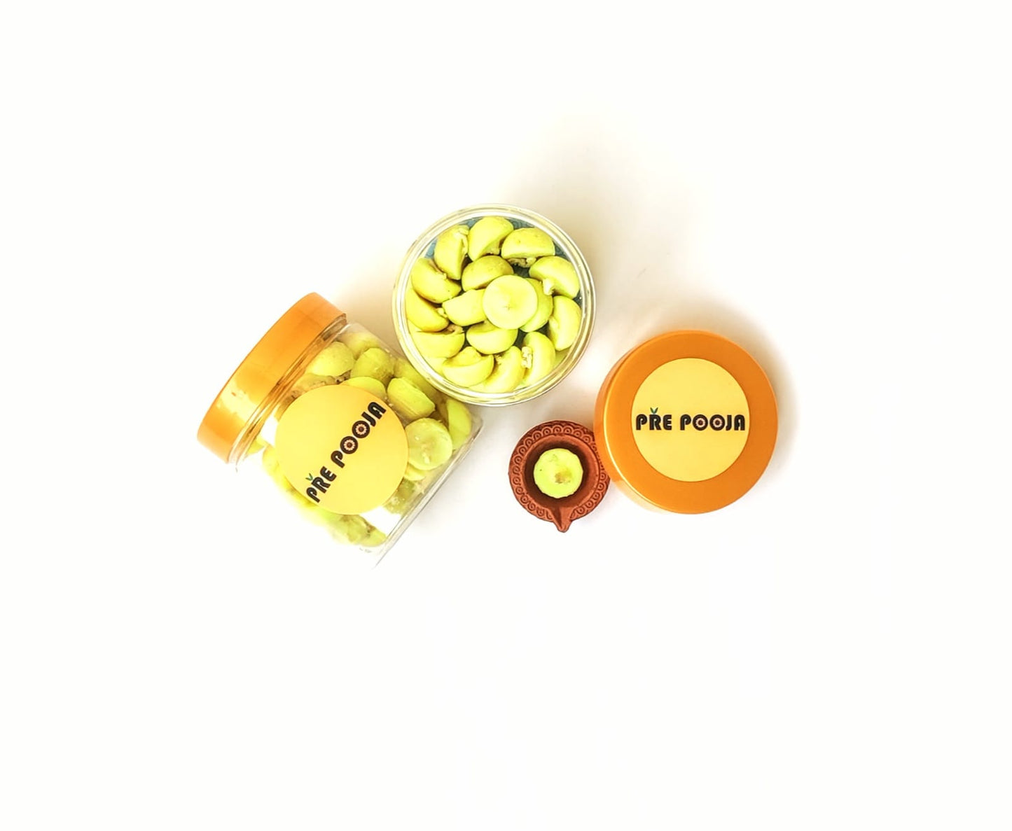 Pure Cow Ghee Diya Batti / Cow Ghee Cotton Wicks/ Pooja Batti/ Jyot Batti (70 Ghee Batti)