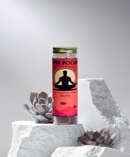 Premium Rose Bamboo-Less Dhoop Sticks | 100% Natural Organic | 40 Sticks with Ceramic Stand | Long-Lasting and Soothing fragrances for Pooja, Meditation, Yoga and Aromatherapy