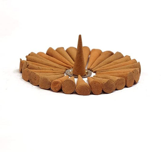 Sandalwood Dhoop Cone – Pack of 40 Premium Cones | Pre Pooja  Premium Dhoop Cones
